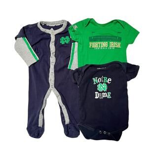 Notre Dame Fighting Irish Baby Bundle 3-6 Months